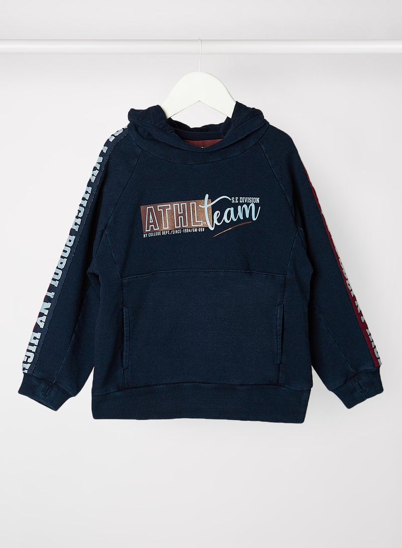 Boys Athlteam Long Sleeve Hoodie Blue