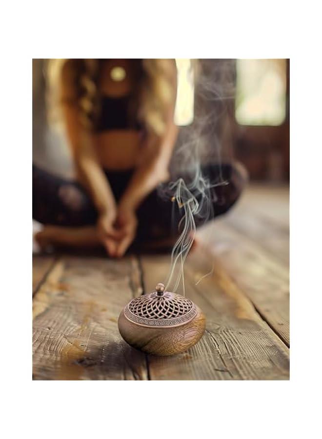 Incense Burner, Incense Holder for Sticks, Acacia Wood Incense Burner, Home Decor, Zen Decor, Meditation Tools, Yoga Tools