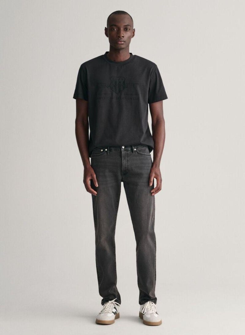 Gant Extra Slim Fit Active Recover Black Jeans