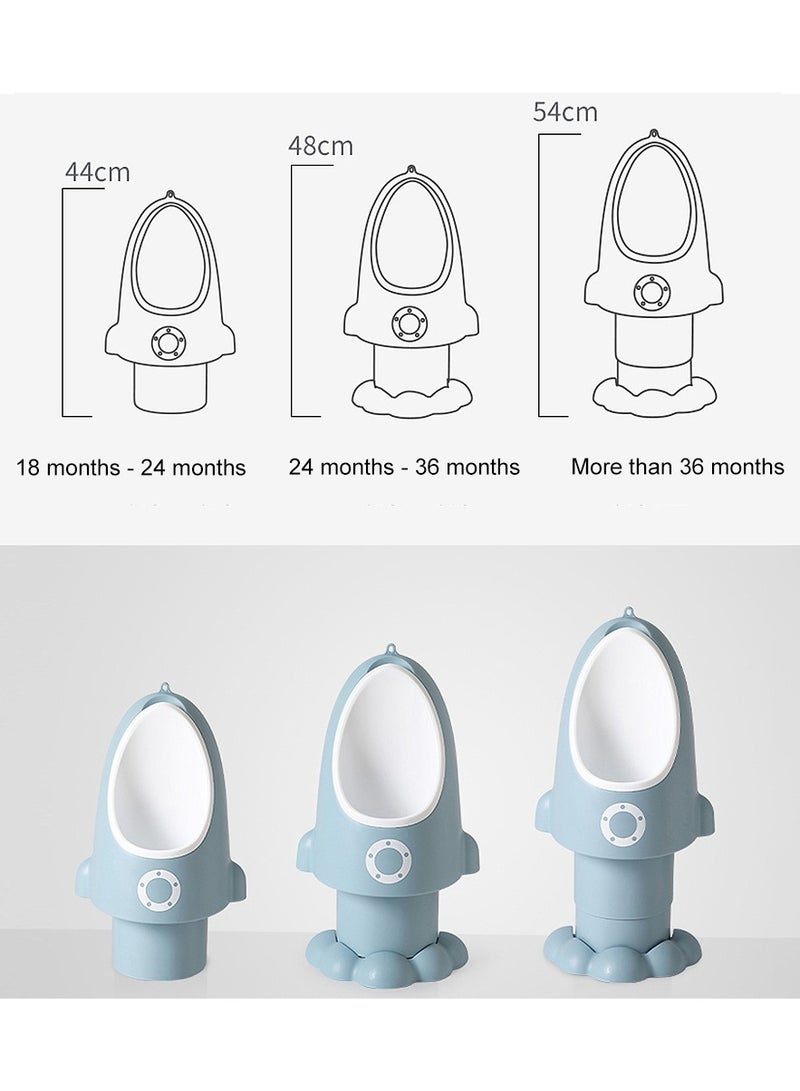 Babeland 6.5cm Adjustable Separable Kids Potty Toilet Training Boys Pee Trainer, Portable Toddler Urinal, Easy to Clean and Install, Pee Target with Fun Design