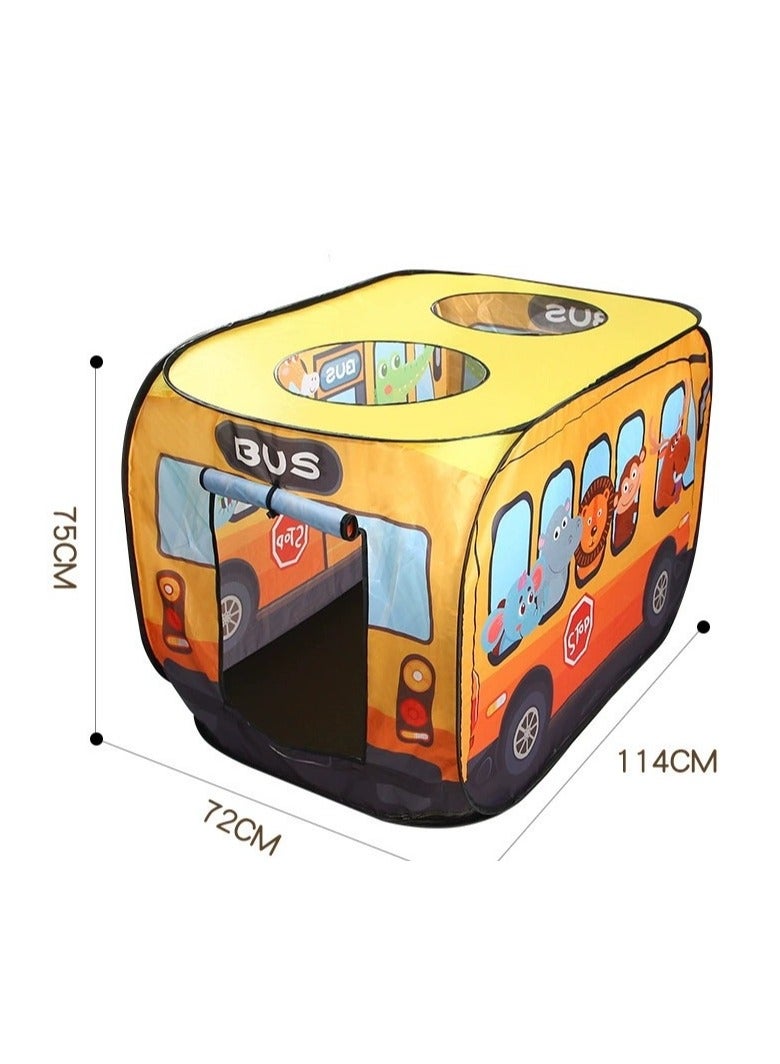 Babeland 114x75x72 cm Car Shape Pop-up Tent Play Toy - Foldable & Collapsible Playhouse for Kids, Indoor & Outdoor Use