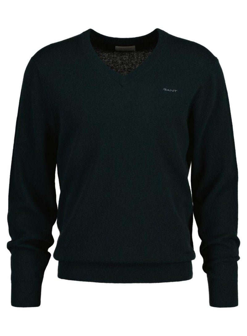 Extra Fine Lambswool V-Neck Sweater