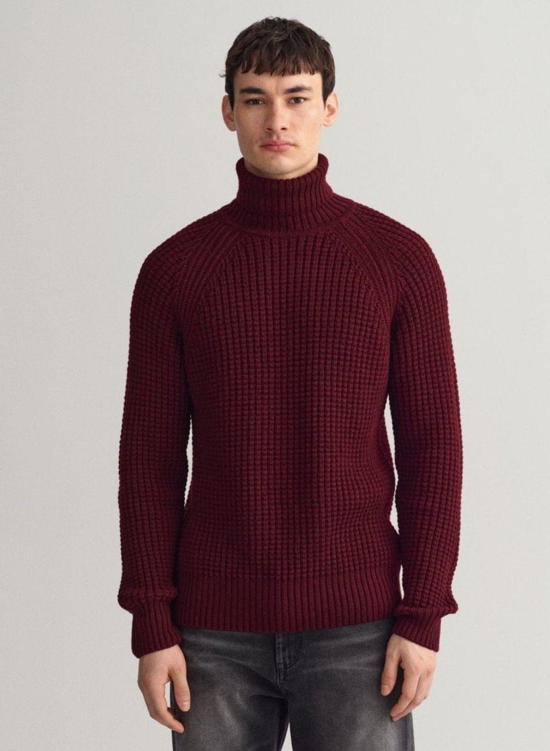 Textured Rollneck Sweater