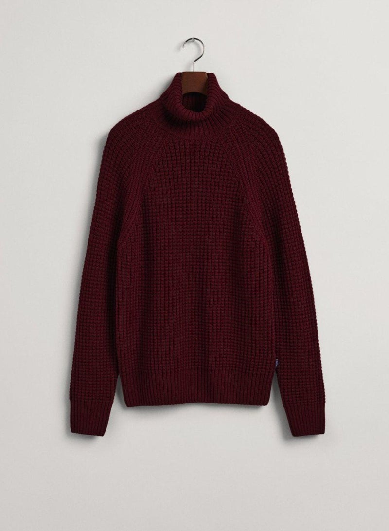 Textured Rollneck Sweater