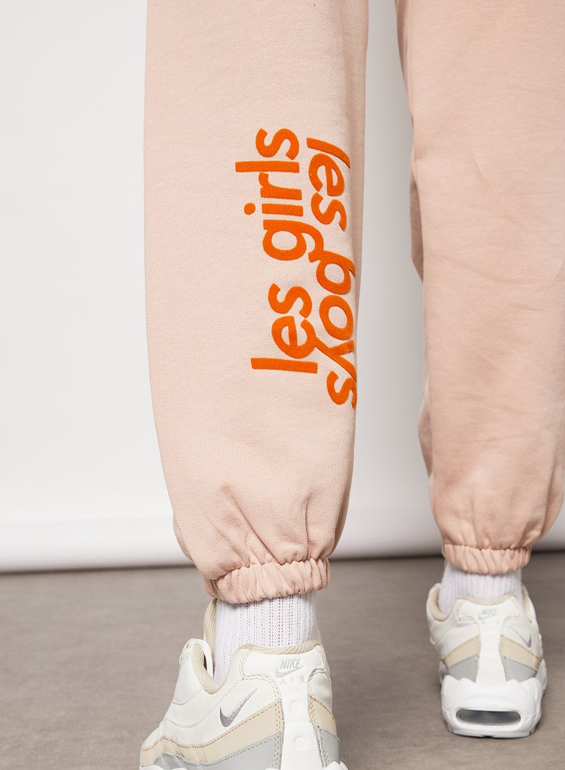 Basic Logo Joggers Pink