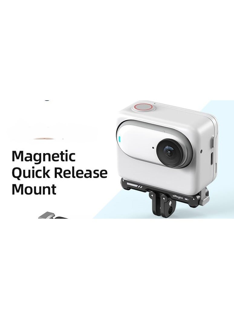 128GB Sticker Kit Small & Lightweight Action Camera Portable And Versatile Hands Free POV Mount Anywhere Stabilization Multifunctional Action Pod Waterproof For Travel Sports