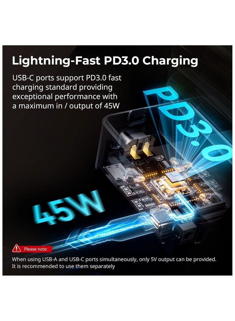 SmallRig Mini V Lock/V Mount Battery, 50Wh 14.8V 3400mAh Supports PD USB-C 45W Fast Charger w/D-TAP, USB-A, USB-C, Dual DC Ports, for Camera, Camcorder, Monitor, LED Light - 3579