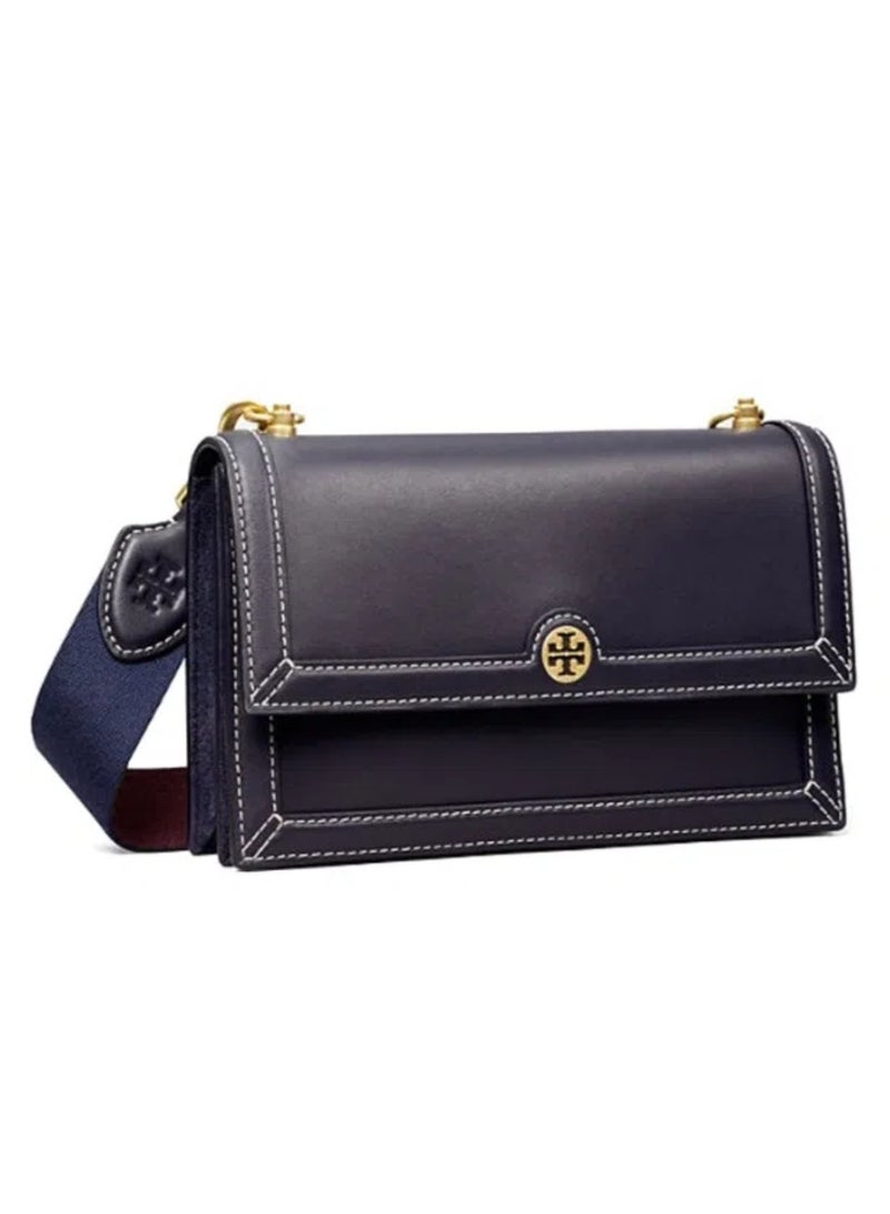 T Monogram Leather Mini Shoulder Bag