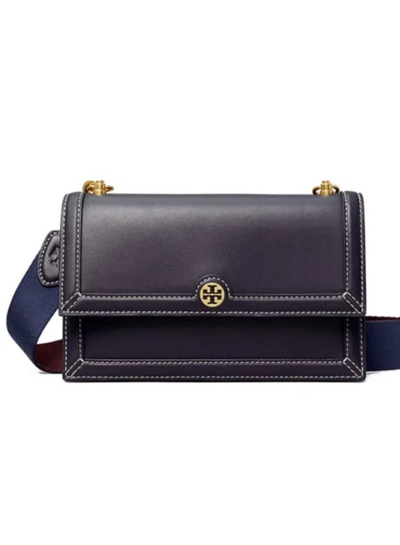 T Monogram Leather Mini Shoulder Bag