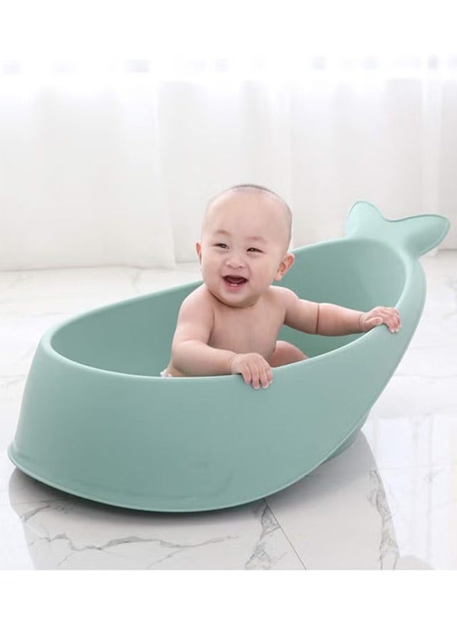 Baby Net Pocket Bathtub, Detachable Net Pocket, Can Lie Down And Bathe, Blue