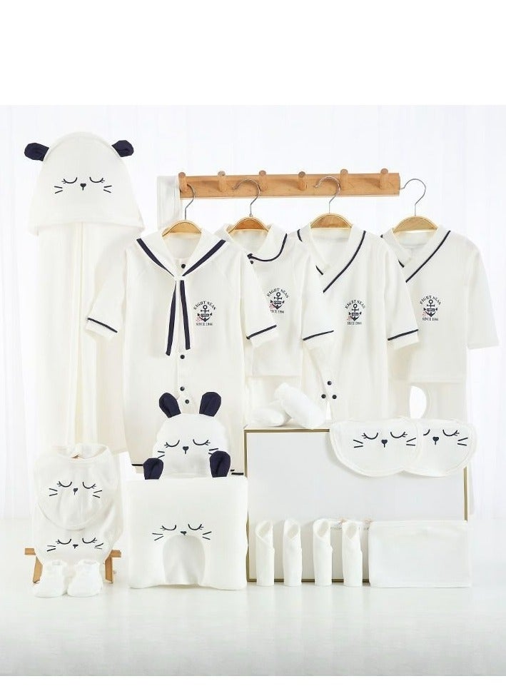 23 Piece Set - Quality Newborn Gift Box Set Made Of Pure Cotton Newborn Baby Gift Box