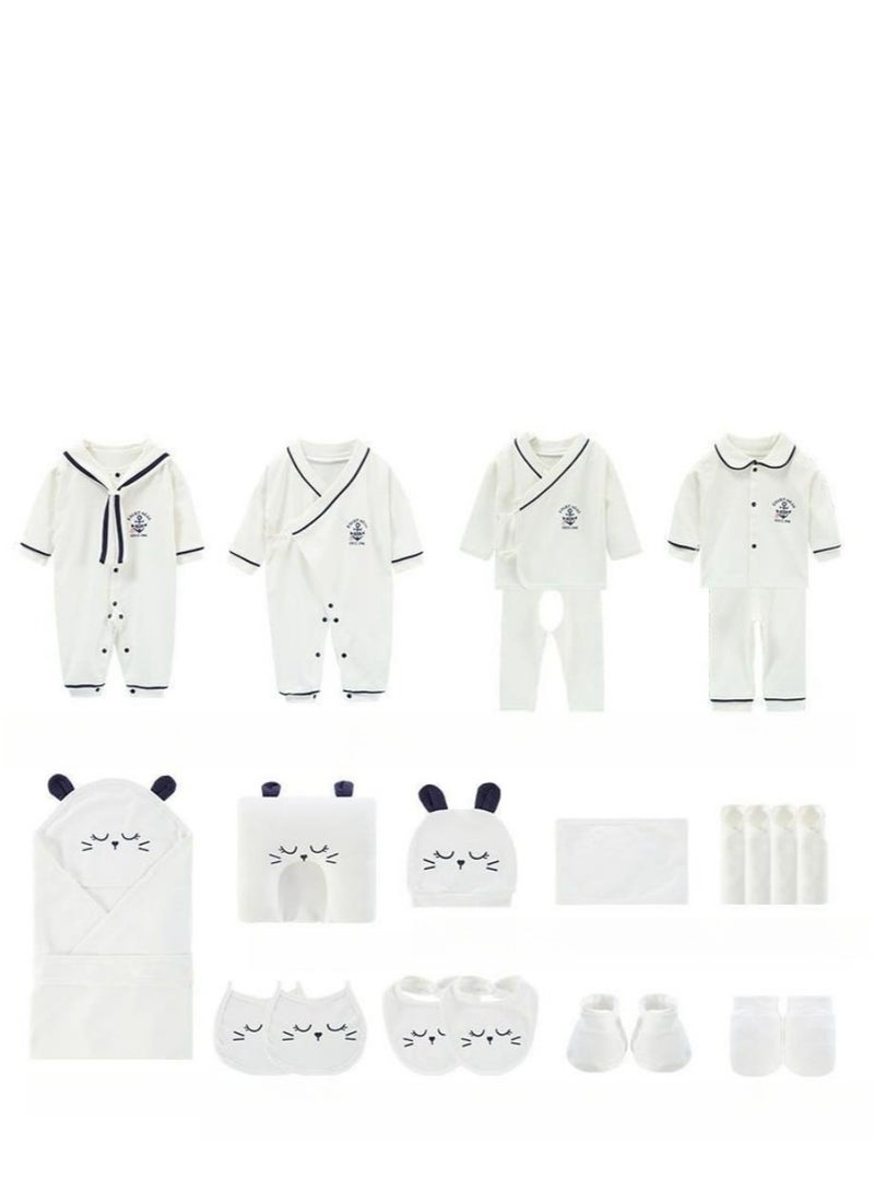 23 Piece Set - Quality Newborn Gift Box Set Made Of Pure Cotton Newborn Baby Gift Box