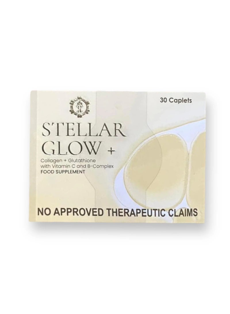 Stellar Glow + Collagen Glutathione With Vitamin C And B-complex Food Supplement