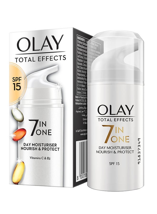 Total Effects 7 In One Day Moisturiser Cream With SPF 15