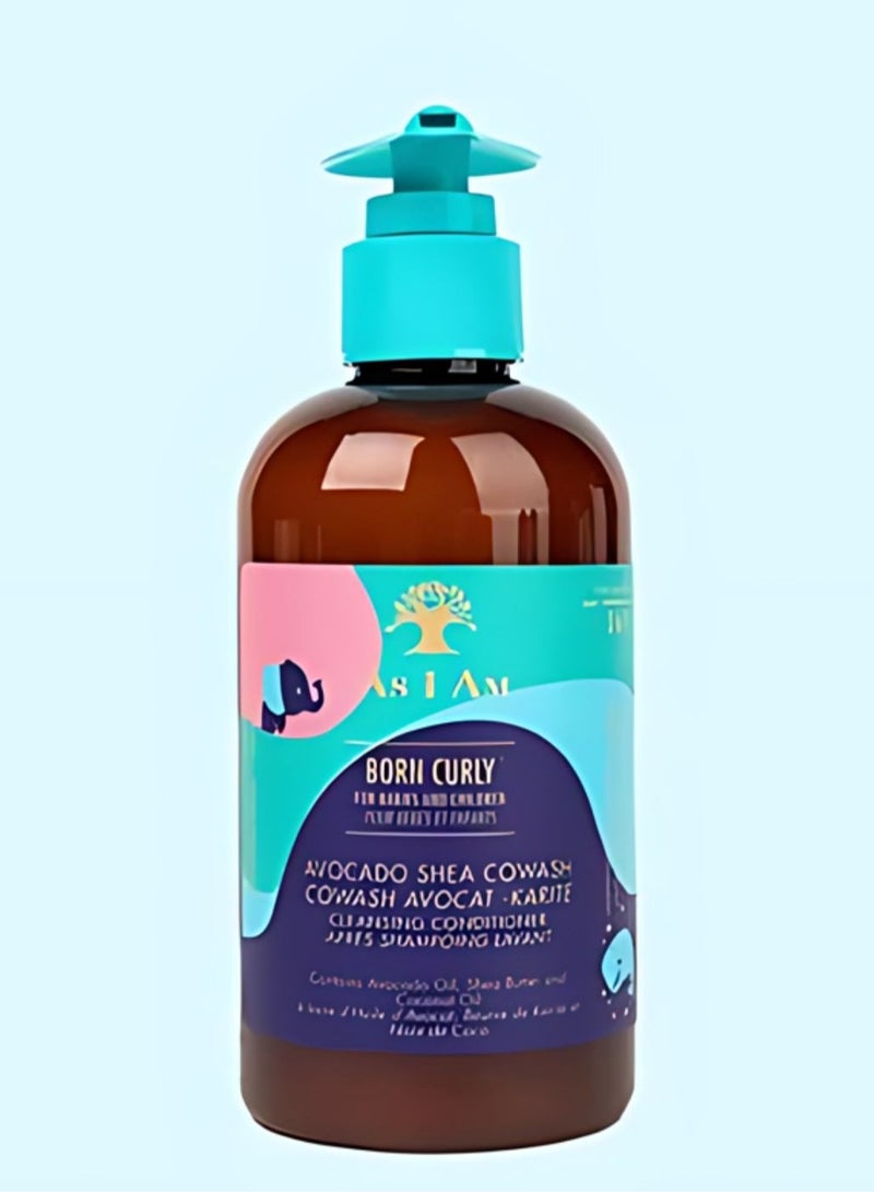 Born curly for babies and children avocado shea Cowash 240ml