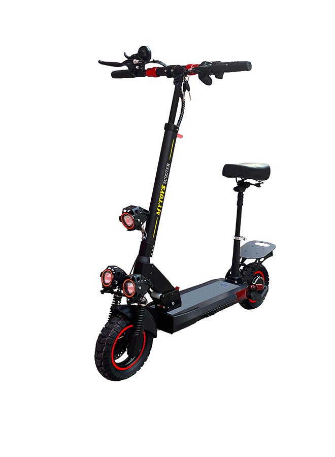 MT958 Power Full Motor 750W Electric Scooter 2024 Upgraded Version 55Kkm/hr Speed Dual Shock Absorbers,36V 13AH Off-Road Tires , Adjustable Comfortable Seat, Super Bright LED Headlights and Tail Light