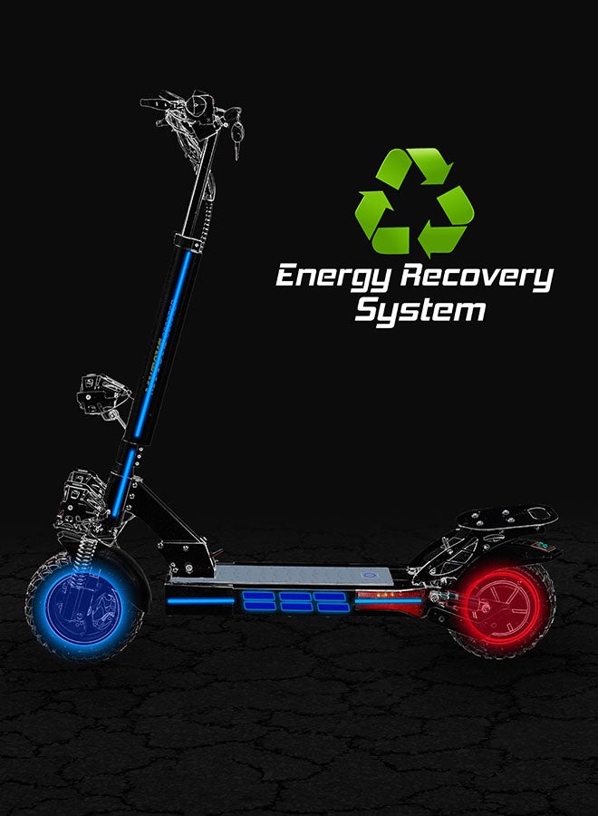 MT958 Power Full Motor 750W Electric Scooter 2024 Upgraded Version 55Kkm/hr Speed Dual Shock Absorbers,36V 13AH Off-Road Tires , Adjustable Comfortable Seat, Super Bright LED Headlights and Tail Light