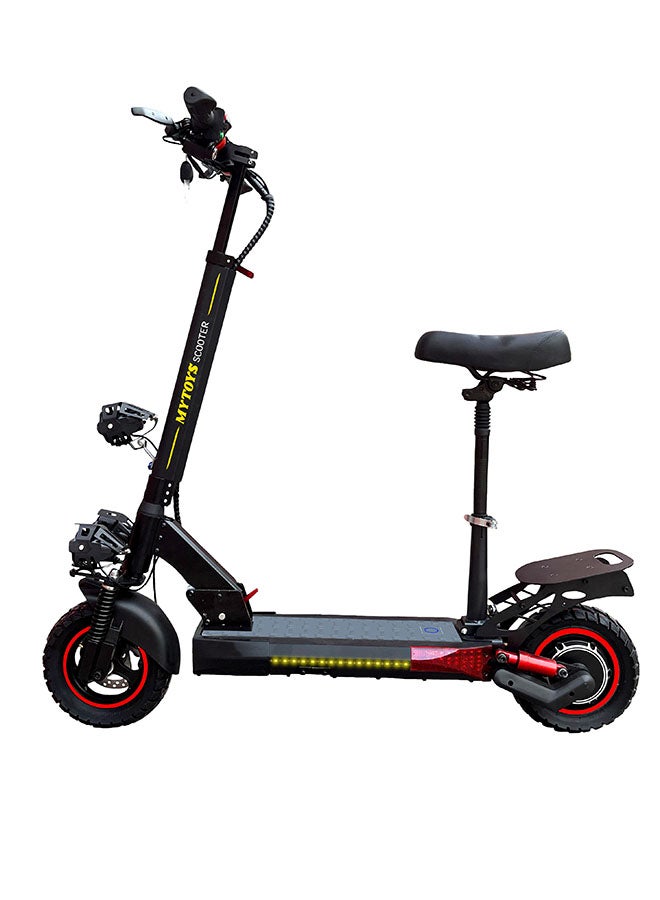 MT958 Power Full Motor 750W Electric Scooter 2024 Upgraded Version 55Kkm/hr Speed Dual Shock Absorbers,36V 13AH Off-Road Tires , Adjustable Comfortable Seat, Super Bright LED Headlights and Tail Light