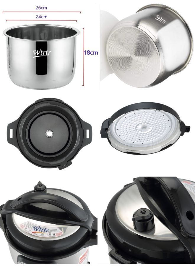 9 Liters Stainless Steel Multifunctional Electric Pressure Cooker WTR-9008