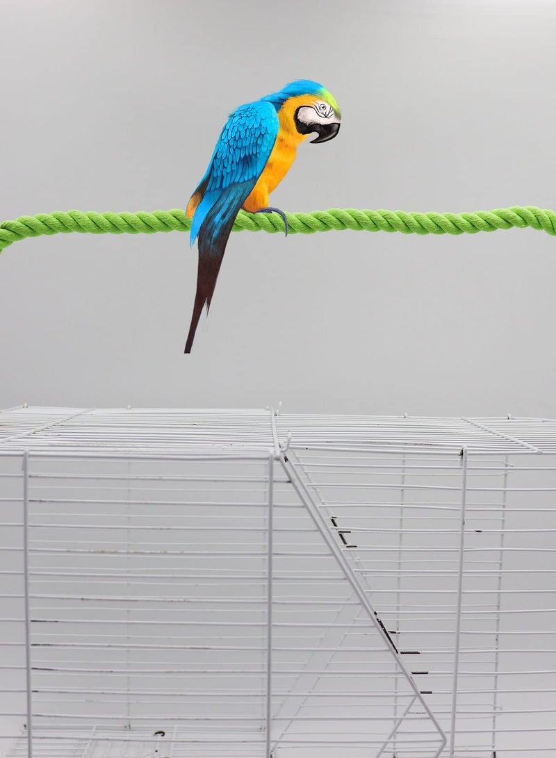 2 Pack Bird Perch Swing for Parrots and Lovebirds, 31.49 Inch Climbing Stand for Bird Cages, Ideal for Paw Grinding and Exercise