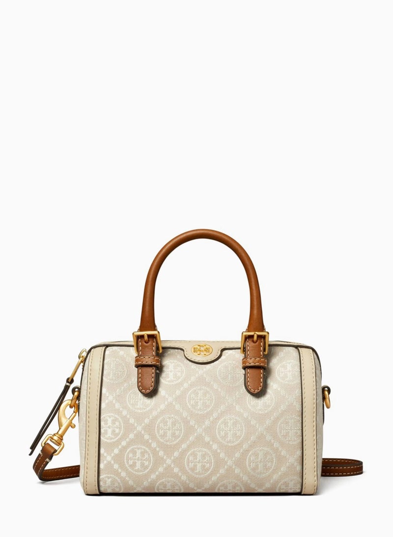 TORY BURCH T Monogram Mini Barrel Bag