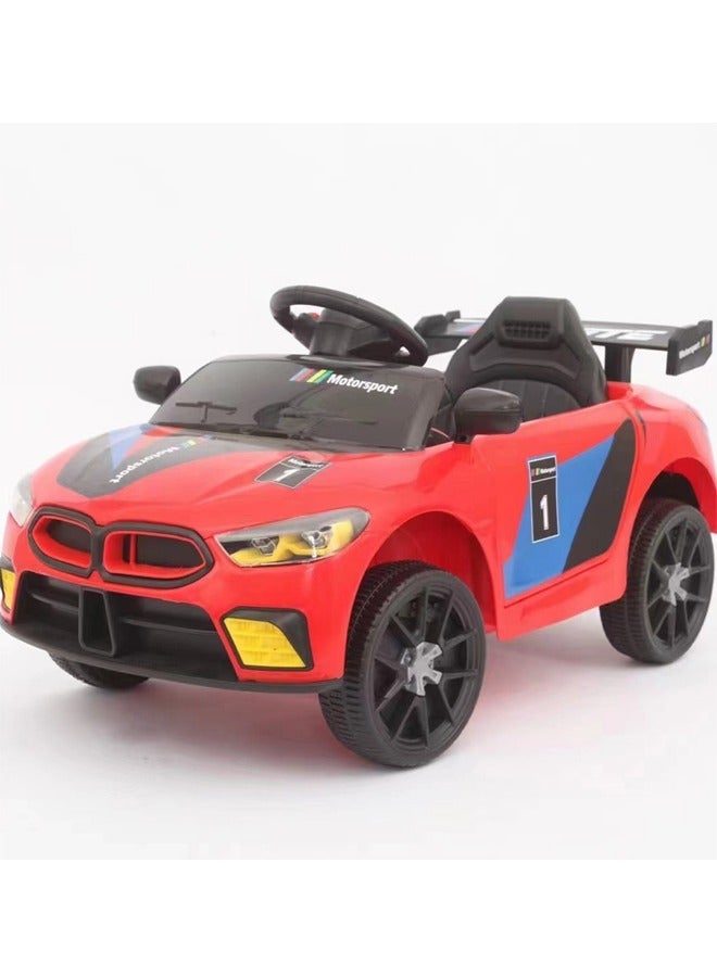 Kids' Electric Ride-On Sports Car with Light & Music - 90x47x43 cm