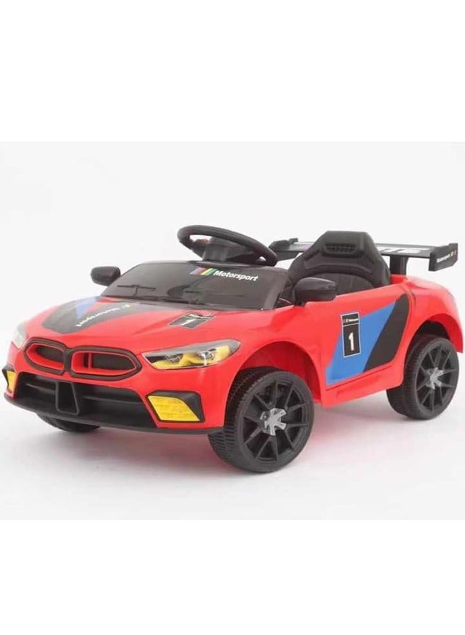 Kids' Electric Ride-On Sports Car with Light & Music - 90x47x43 cm