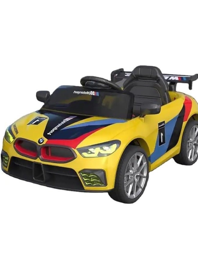 Kids' Electric Ride-On Sports Car with Light & Music-90x47x43cm