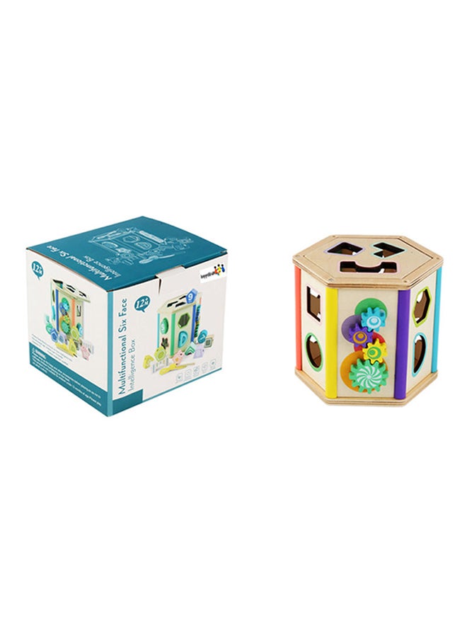 Wooden Multifunctional Six-Sided Intelligence Box