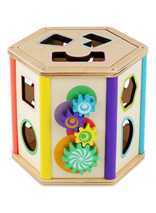 Wooden Multifunctional Six-Sided Intelligence Box