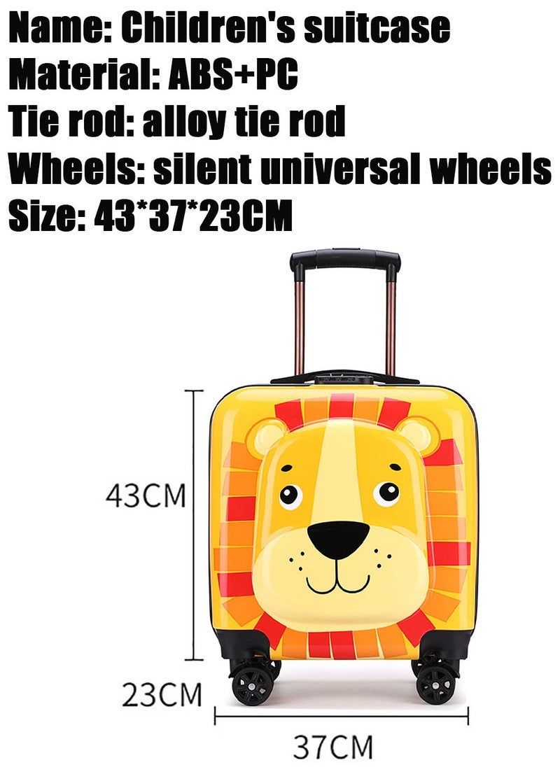 Kids Roller Duffle Bag Travel Quiet Spinner Wheel Luggage 18 Inch Travel and School Roller Case