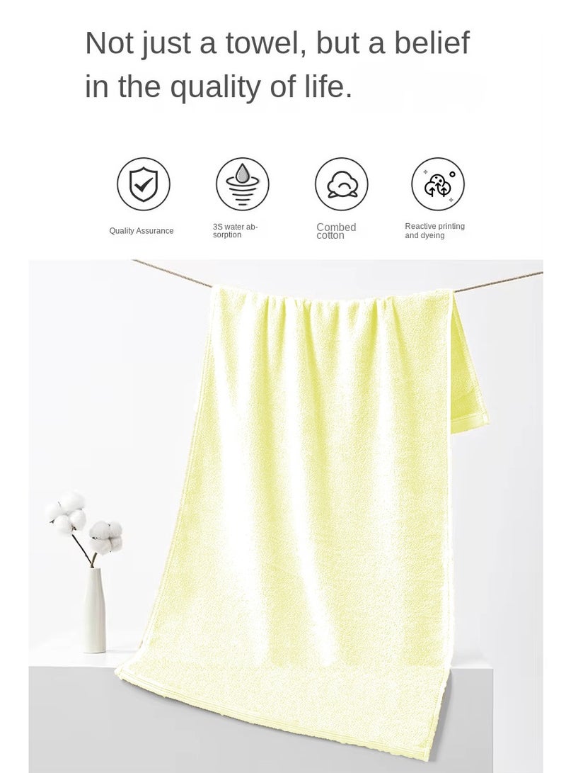 Pack Of 4 - Hand Towel - 100% Cotton 600 GSM Medium Size (45x75cm) Highly Absorbent And Super Durable, Color Cream