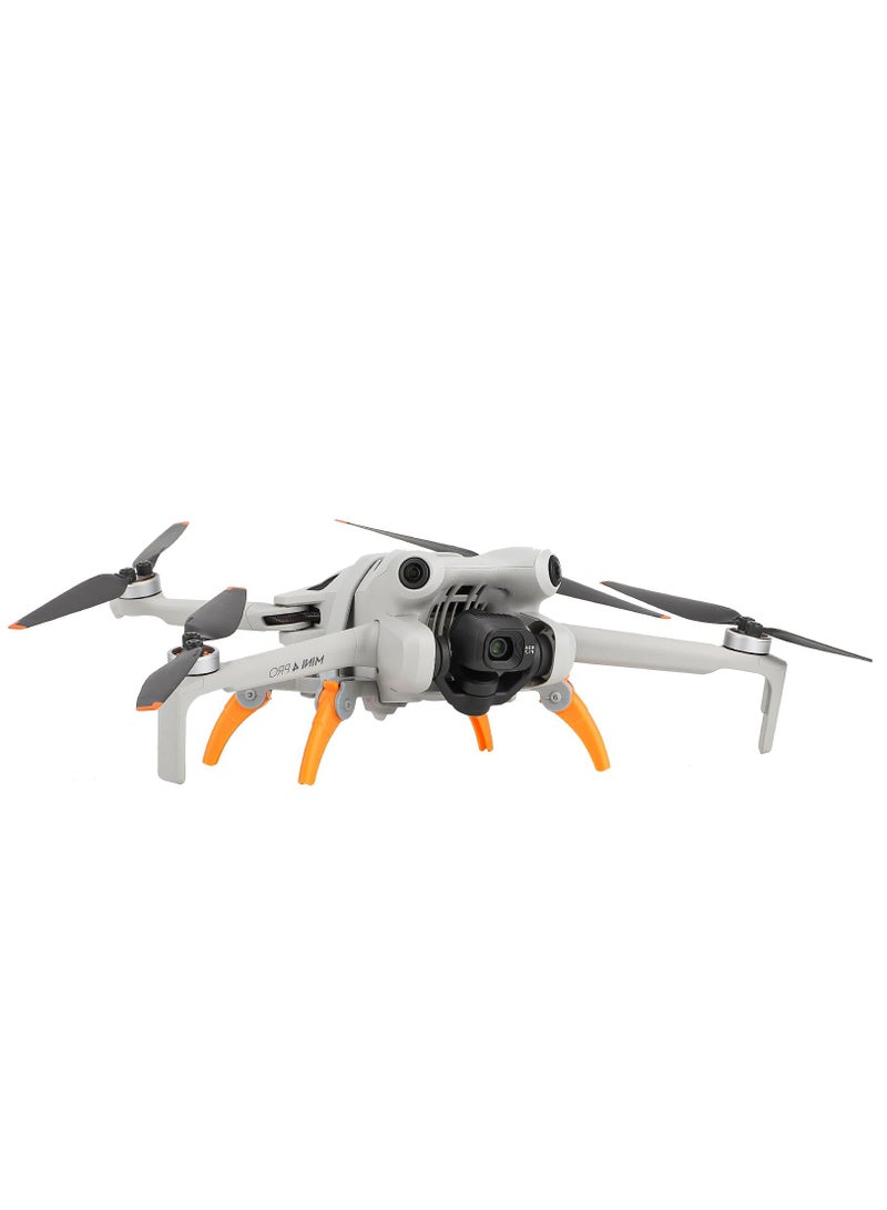 DJI Mini 4 Pro Drone Landing Gear Spider Leg Foldable Extension Kit Accessories in Orange