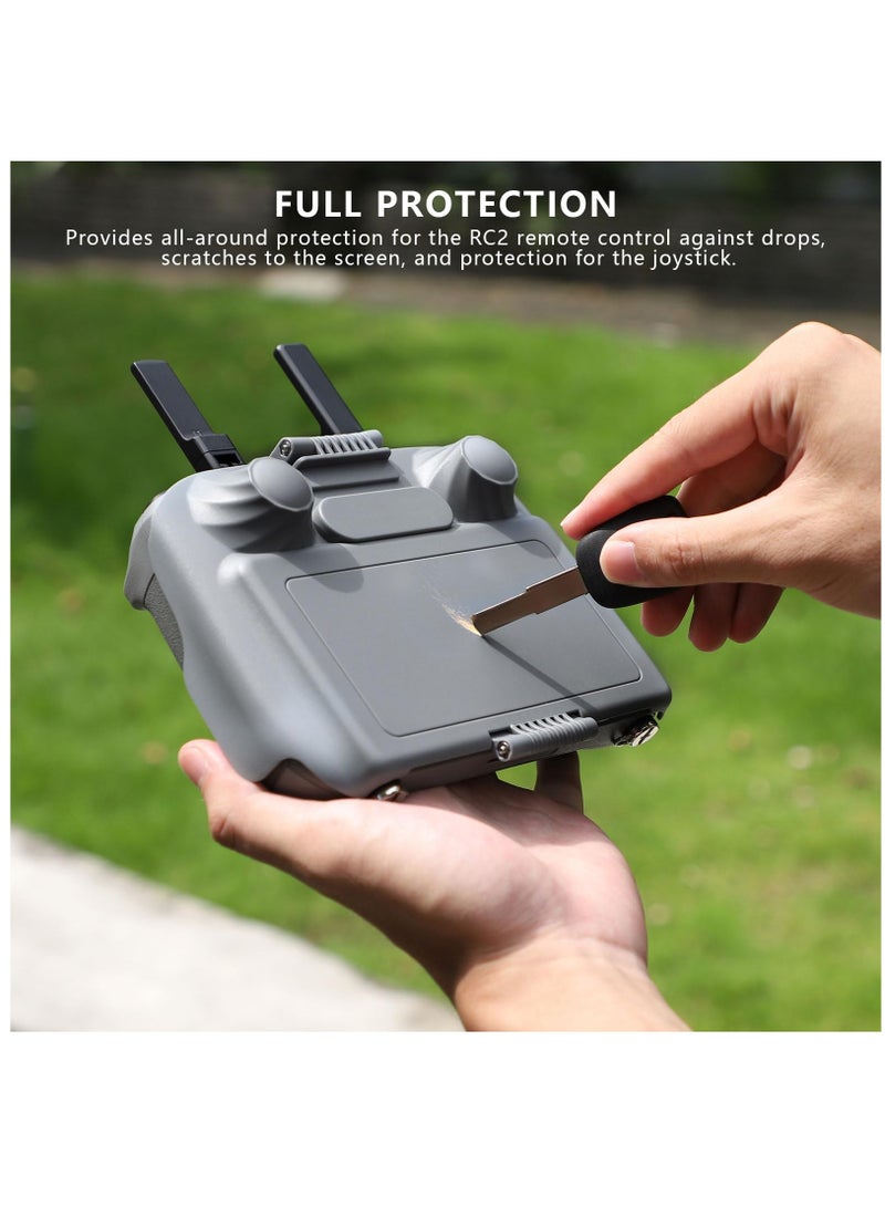 DJI Air 3 Controller Sun Hood and Joystick Protector for Enhanced Screen Protection and Accessories in Grey