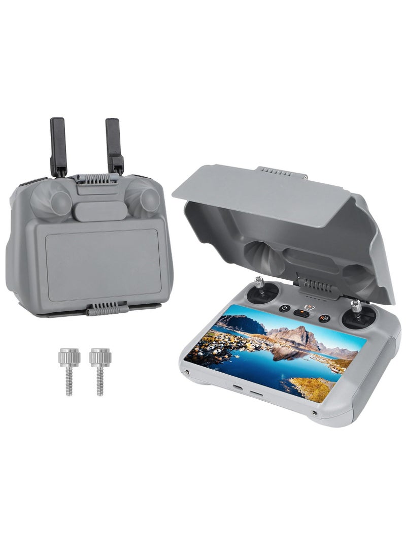 DJI Air 3 Controller Sun Hood and Joystick Protector for Enhanced Screen Protection and Accessories in Grey