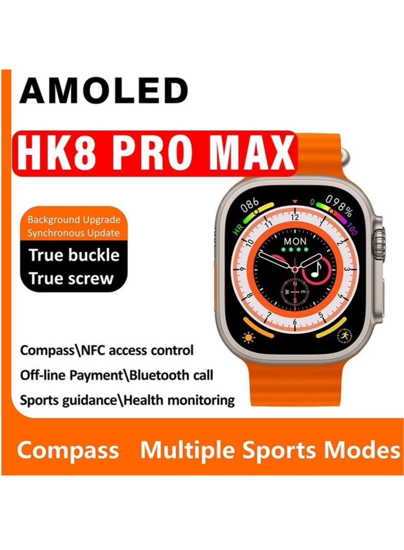 HK8 Pro Max Series 8 Ultra Smart Watch - 2.12