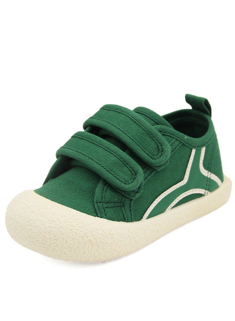 Children's Canvas Shoes With Soft Soles For One Foot Kick