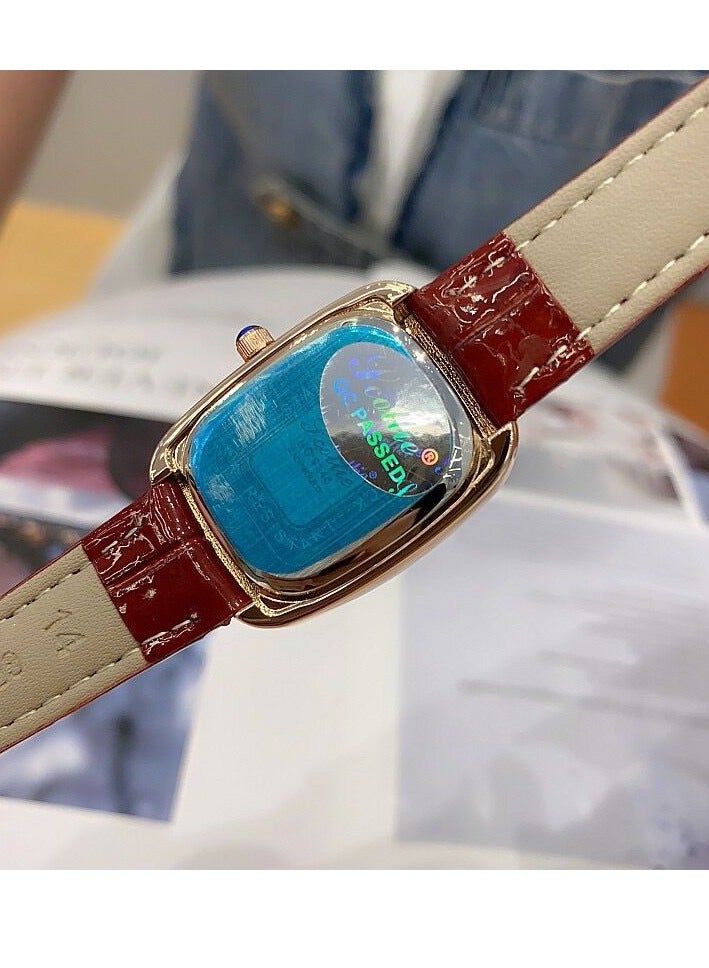 Oval Shaped Women's Watch Belt With Antique Style, Vintage Full Diamond Inlay, Exquisite Craftsmanship For Women's Watches