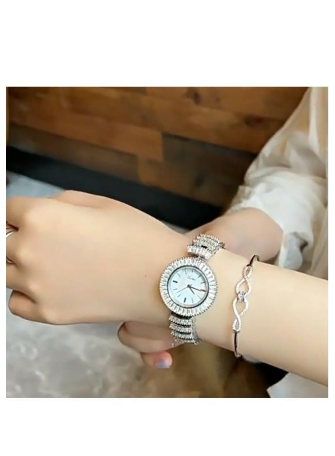 New Fashion Bracelet Women's Watch Starry Sky, Diamond Set, Mother of Shell Plate, High Beauty, Explosive Style