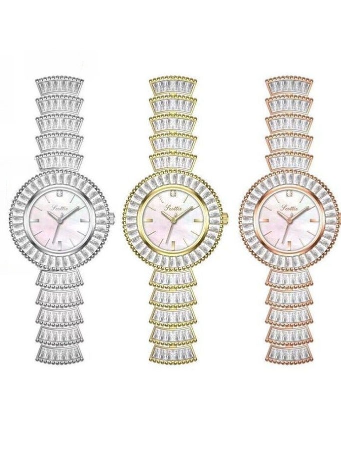 New Fashion Bracelet Women's Watch Starry Sky, Diamond Set, Mother of Shell Plate, High Beauty, Explosive Style