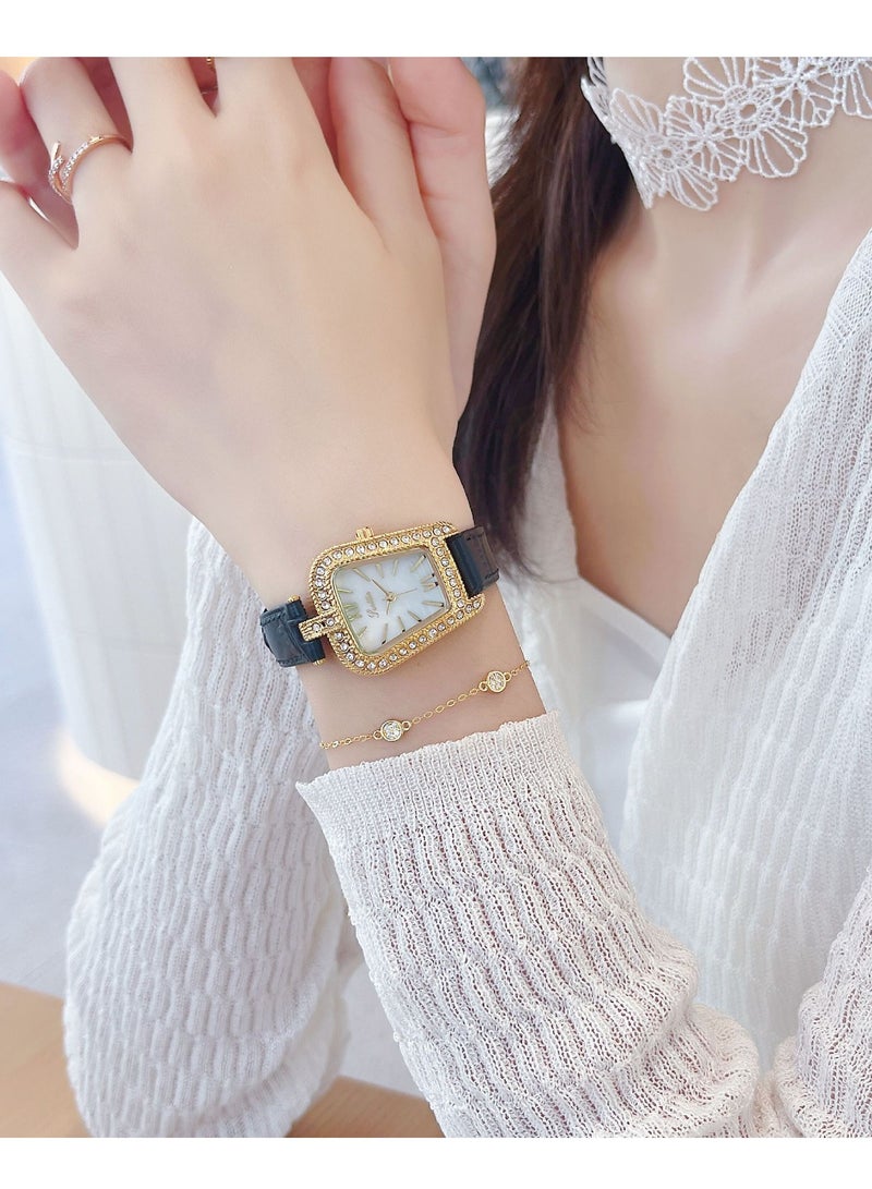 New Watch Belt Fashion High Beauty Women's Watch Shell Mother Plate