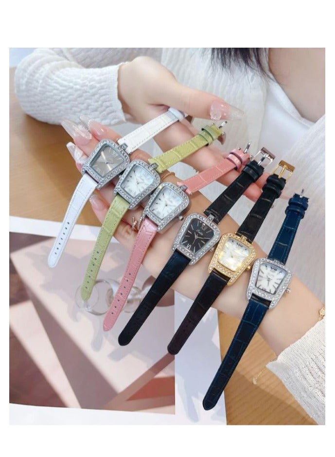 New Watch Belt Fashion High Beauty Women's Watch Shell Mother Plate