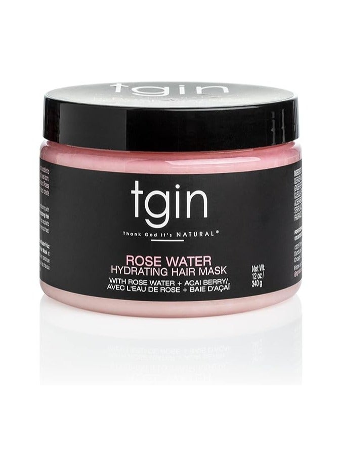 Tgin Rose Water Hydrating Hair Mask for Curls - Kinks - Waves