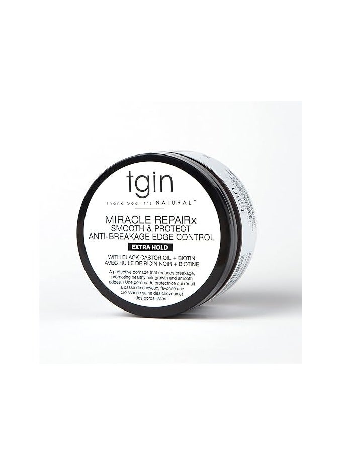 Miracle Repairx Smooth And Nourish Edge Control For For Damaged Hair - Repair - Protect - Restore - 4 Ounces