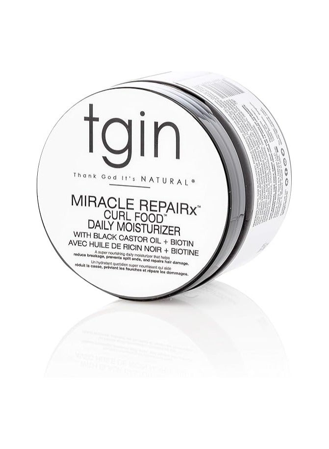 Miracle Repairx Curl Food Daily Moisturizer For Natural Hair - Dry Hair - Curly Hair - 12 Oz