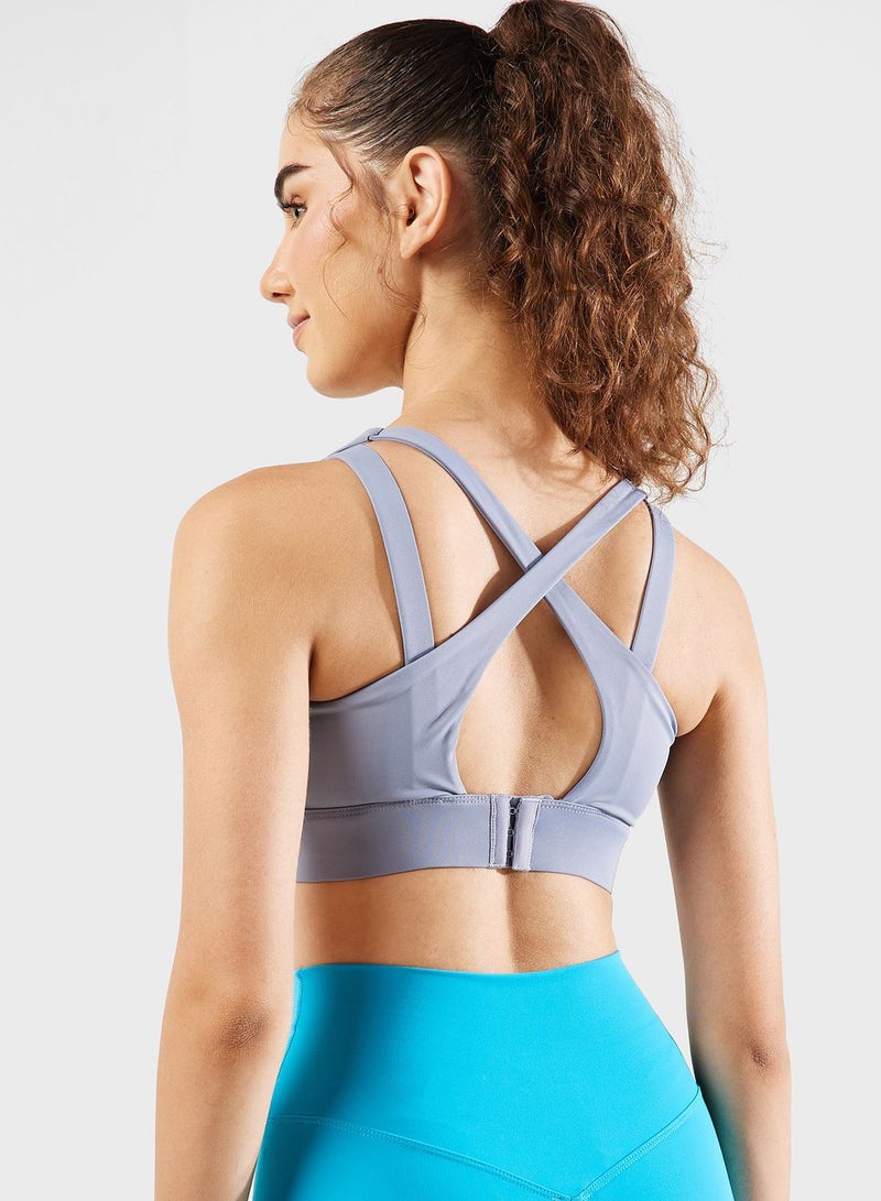 Medium Support Cutout Detail Sports Bra