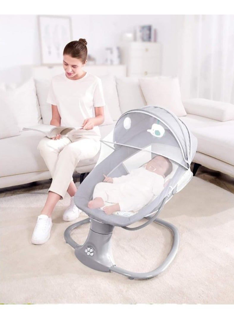 Baby Swing for Infants 3-in-1 Adjustable backrest Baby Bouncer Electric Adjustable Rocking Chair