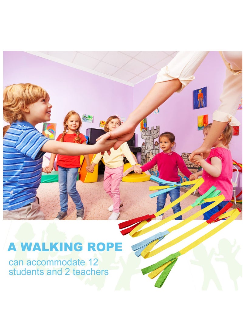 Safety Walking Rope for Toddlers with Handles Ideal for Daycare and Preschool Groups Up to 12 Kids and 2 Teachers