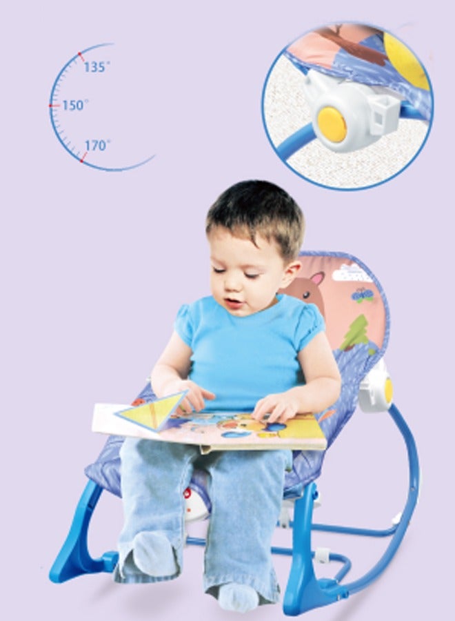 Baby Rocking Chair Toy Newborn Sleeping Artifact Multifunctional Baby Recliner Rocking Chair Toy