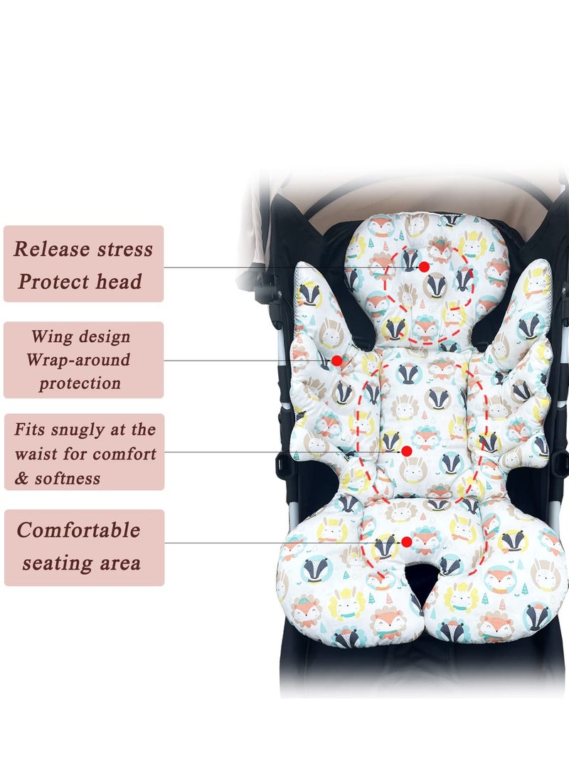 Soft Baby Head and Body Support Cushion for Car Seats, Extra Comfort Toddler Seat Pad for Head and Neck Support